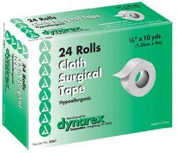 Surgical Tape Silk Cloth 3 x 10 Yds. Bx/4
